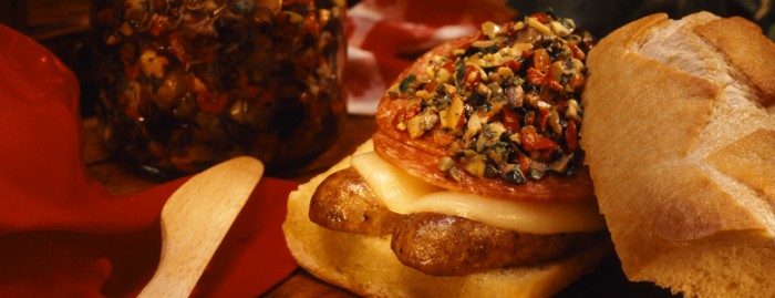 Sausage Muffaletta Sandwich