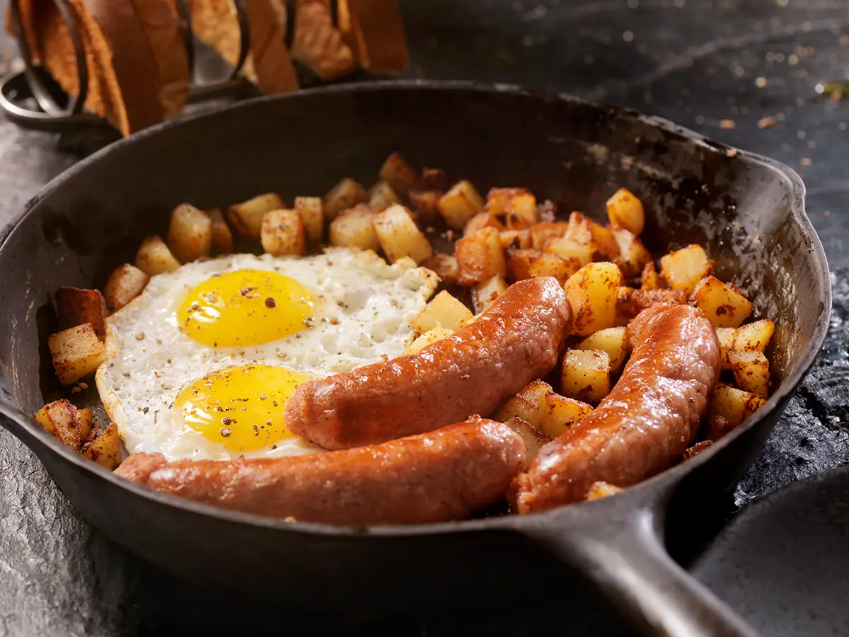 Breakfast Sausage In Pan