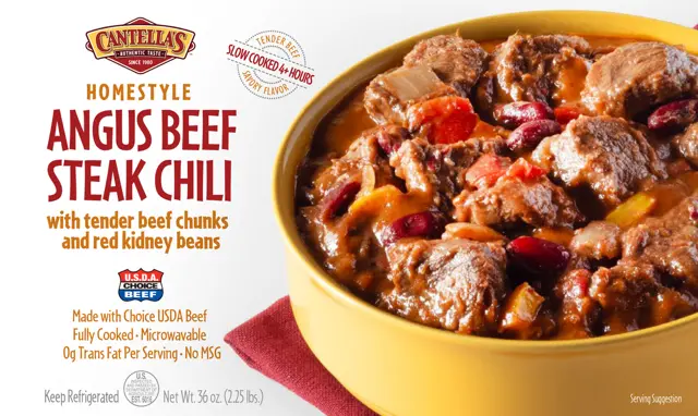 Cantella's Homestyle Angus Beef Steak Chili