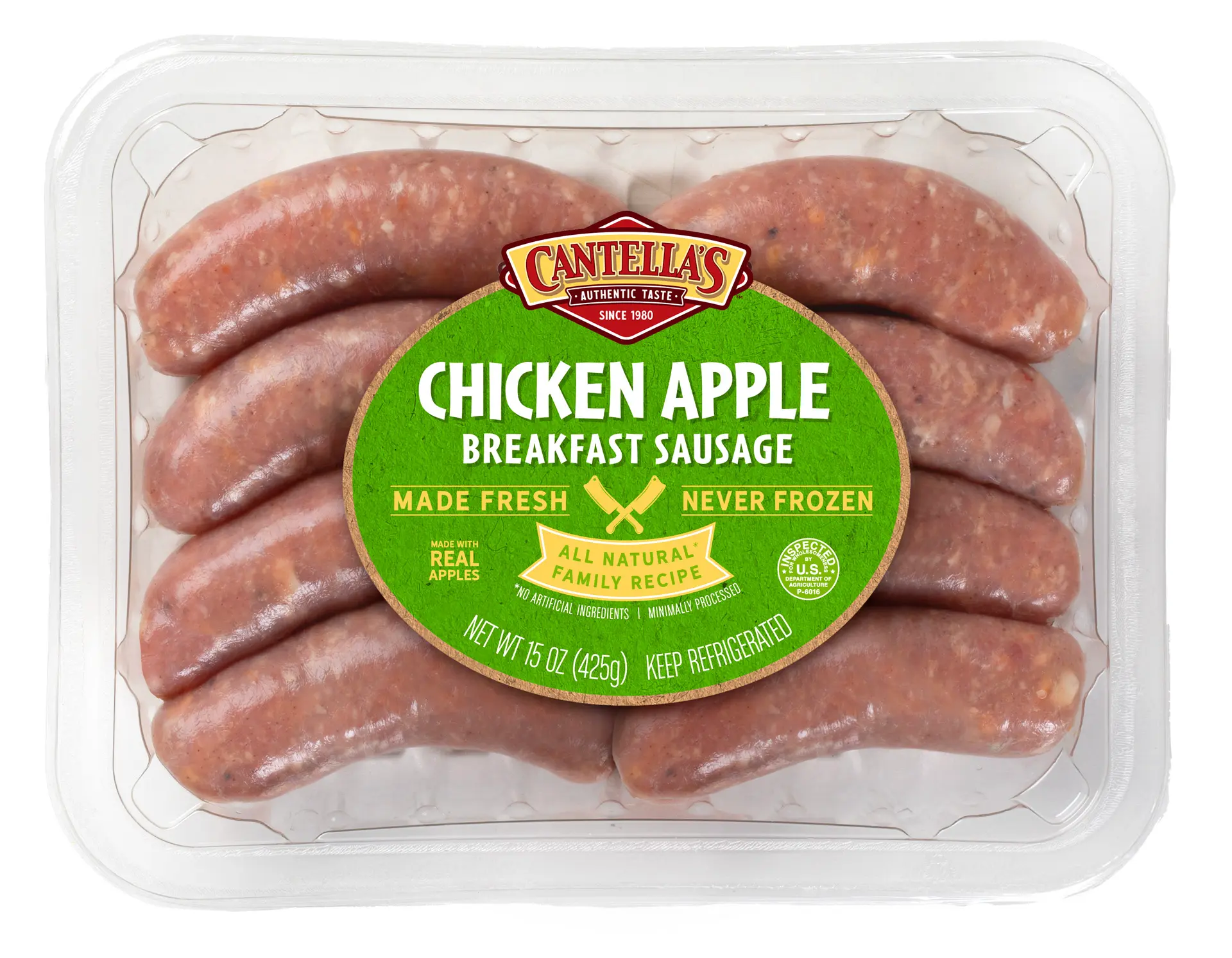 Chicken Apple Breakfast Sausage Links