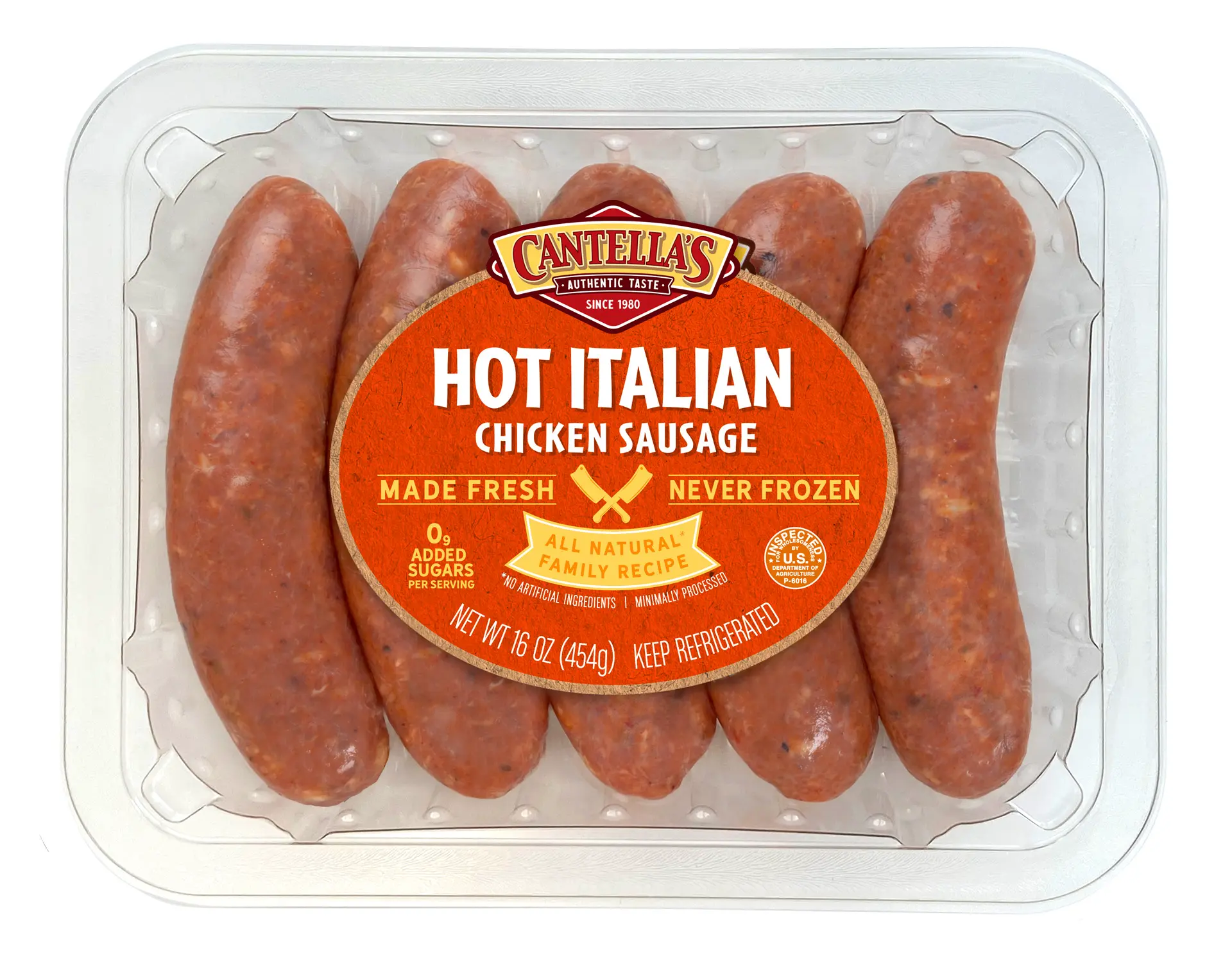 Hot Italian Chicken Sausage Links