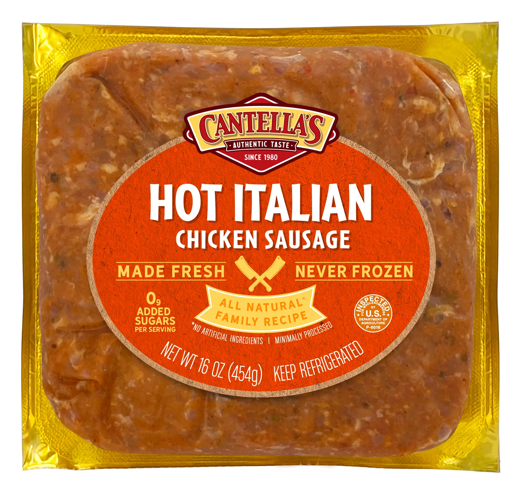 Cantella Hot Italian Chicken Sausage