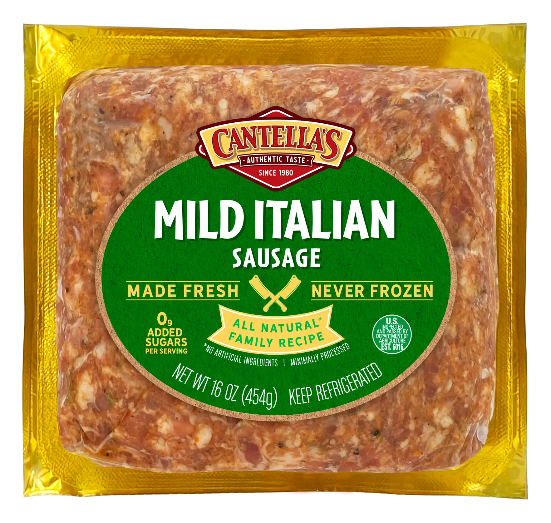 Cantella Mild Pork Italian Sausage